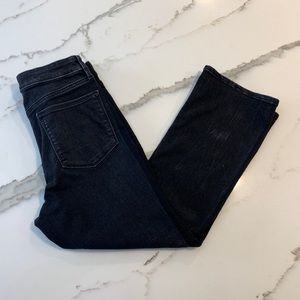 Athleta Sculptek Carbon Wash Jeans Size 8P Black Side Stripe